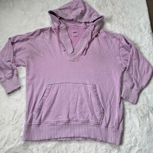 Aerie Light Pink oversized Hoodie